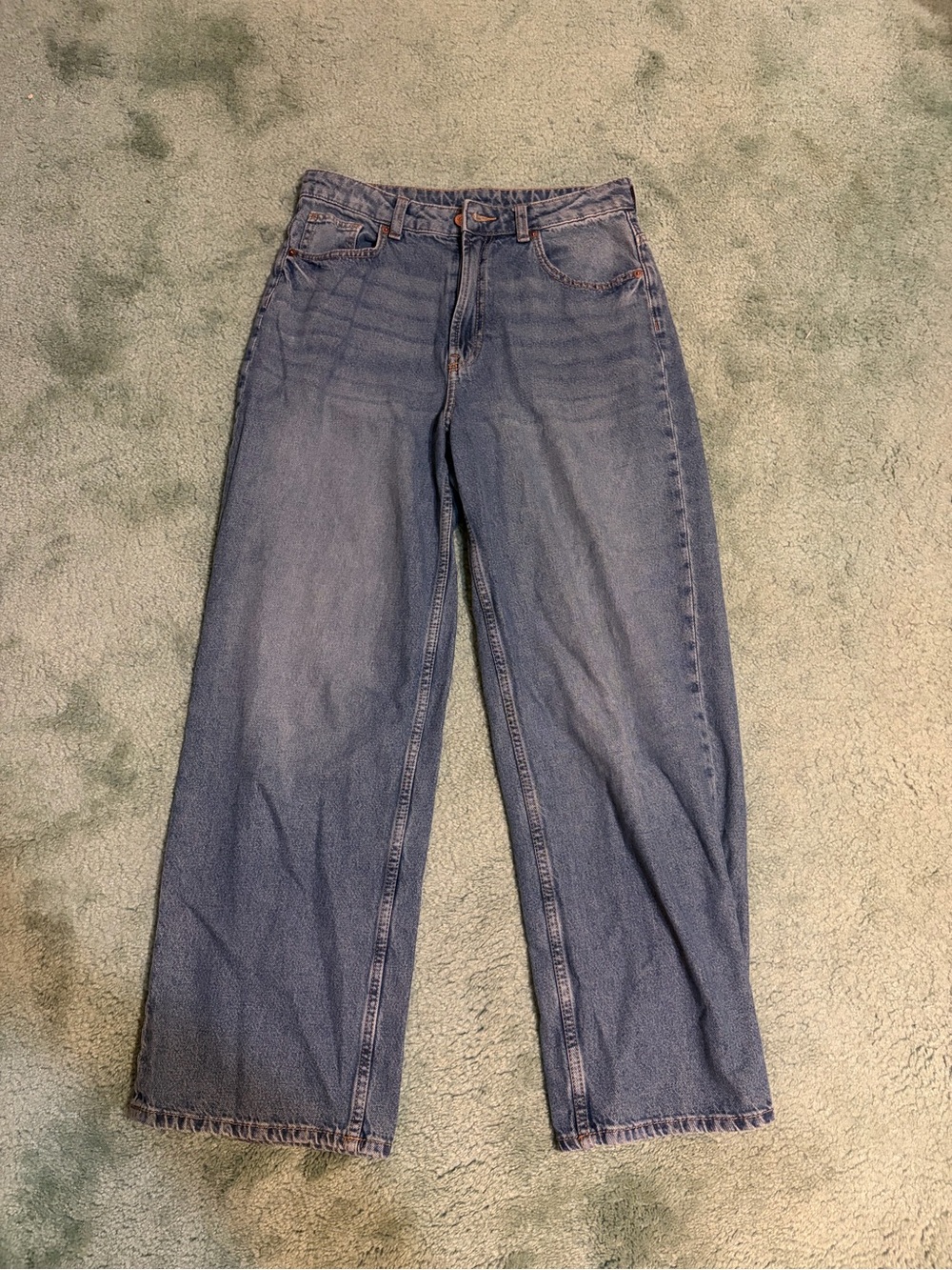 NWOT H&M Baggy Straight Leg Jeans - Blue